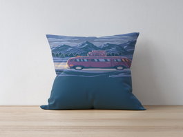 Aberto Design Funda de Cojín Multicolor 43x43 cm